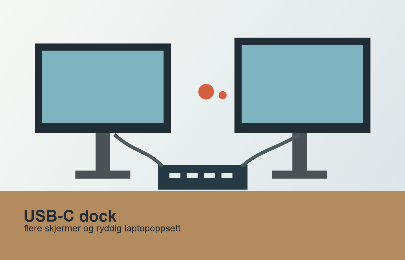 USB-C-dock for flere skjermer: slik velger du riktig løsning