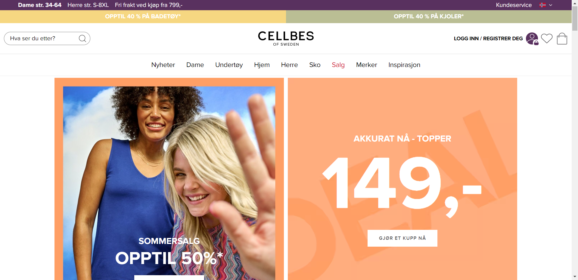 Skjermbilde fra Cellbes