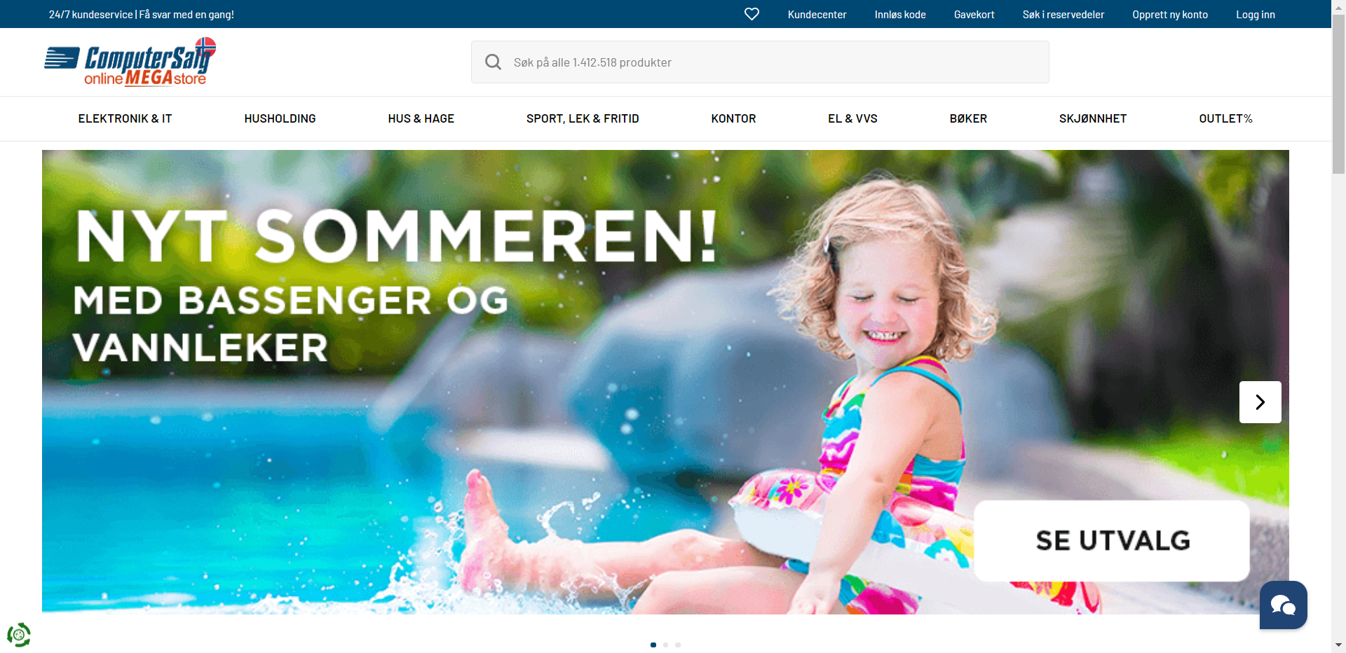 Skjermbilde fra Computersalg