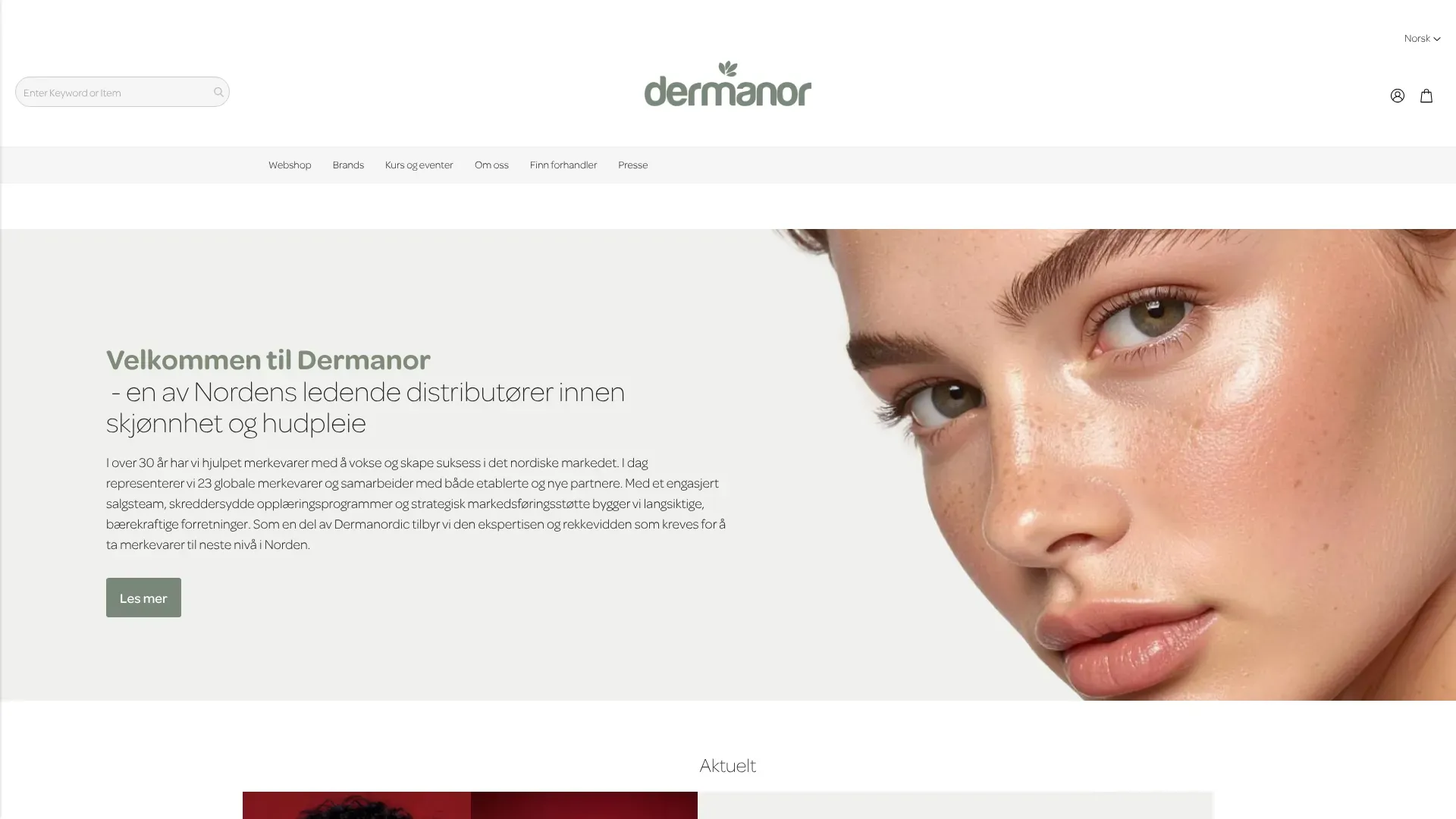Skjermbilde fra Dermanor