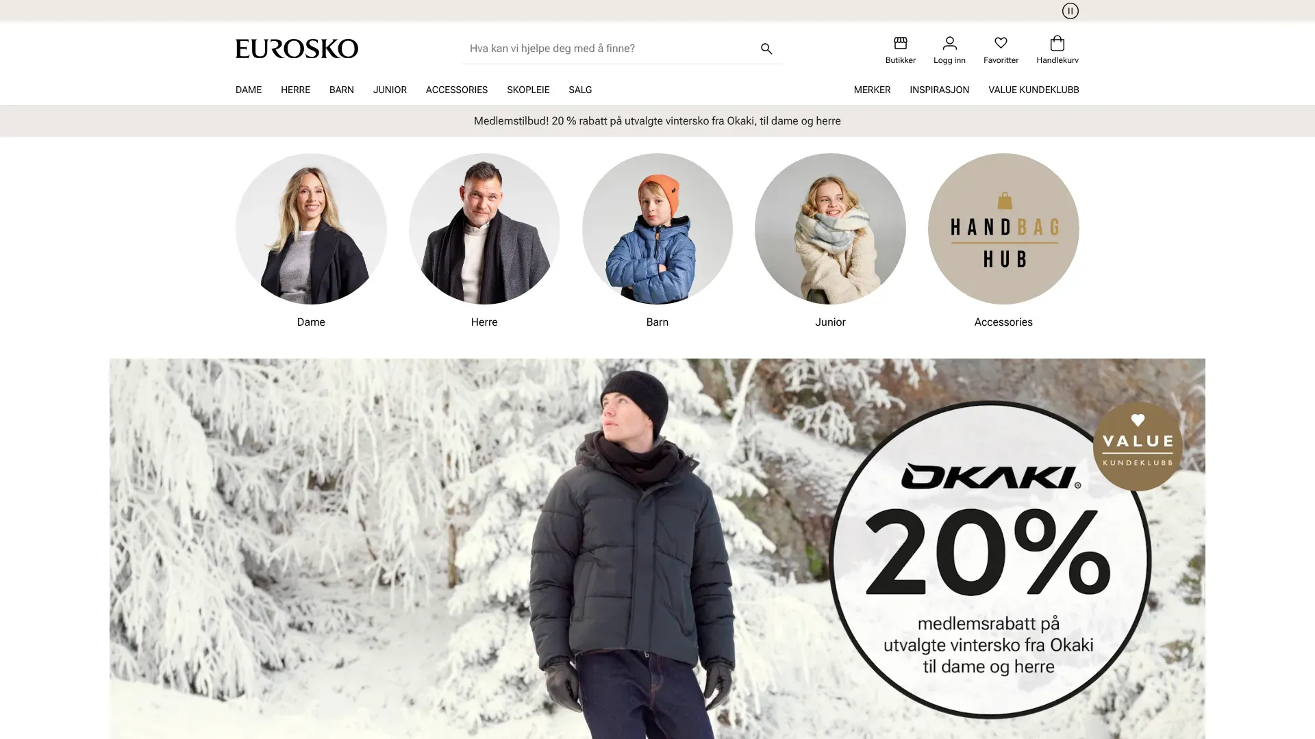 Skjermbilde fra Eurosko