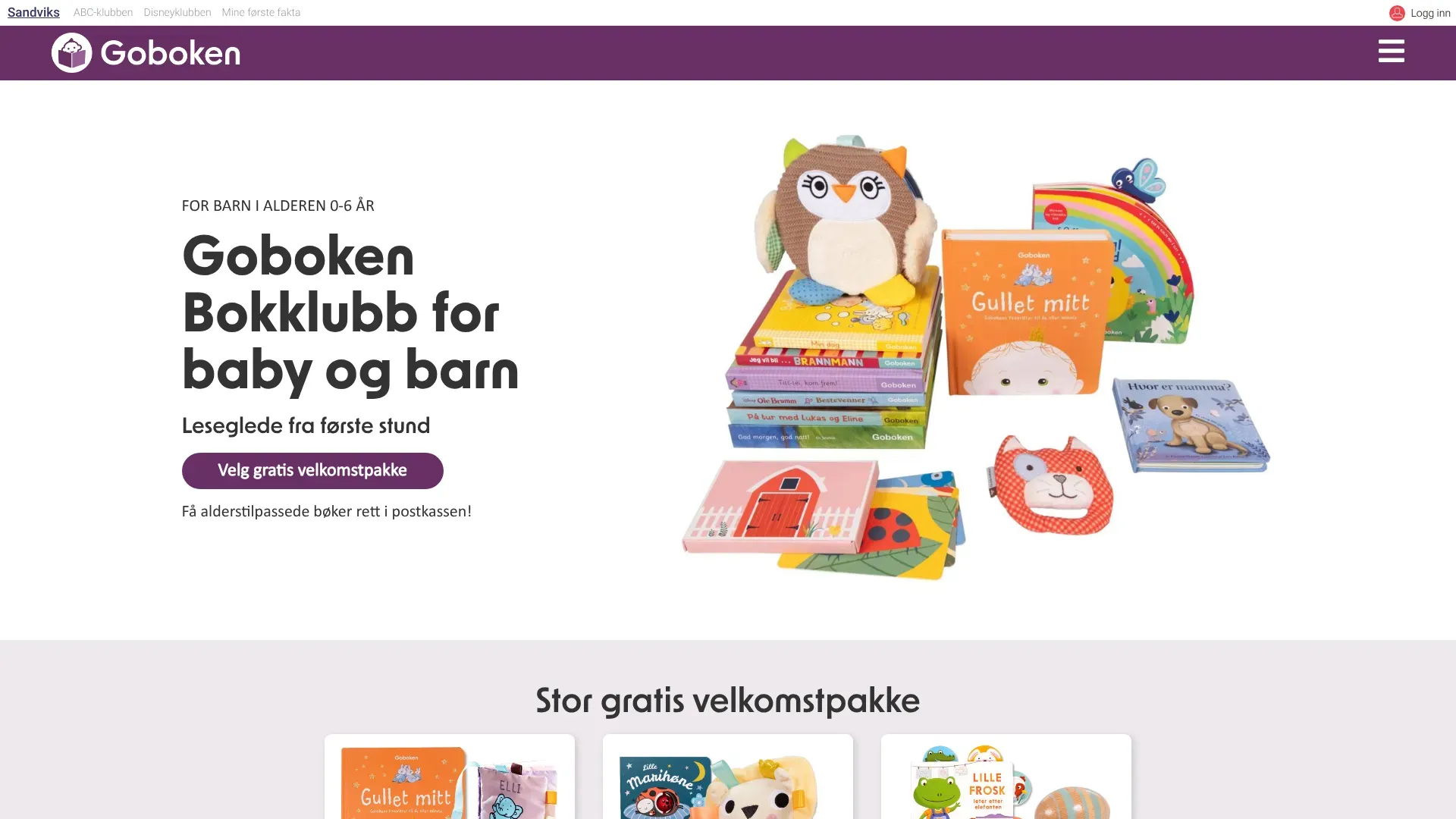 Skjermbilde fra Goboken