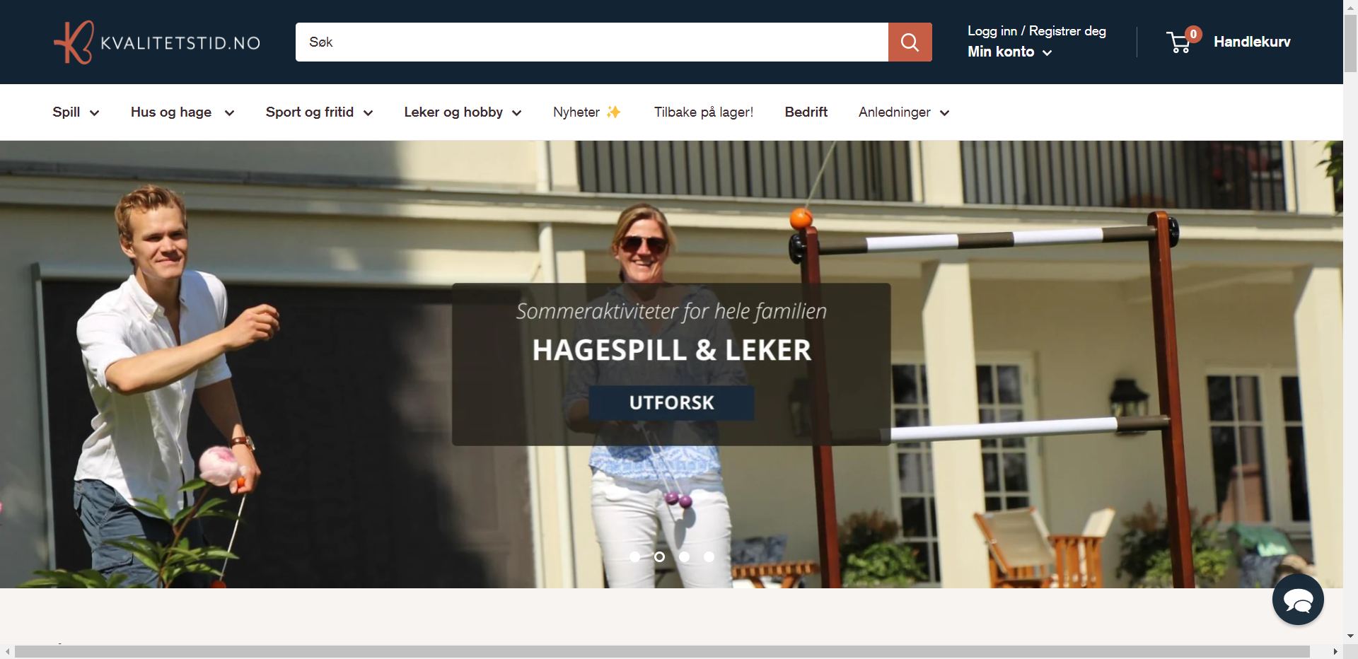 Skjermbilde fra Kvalitetstid