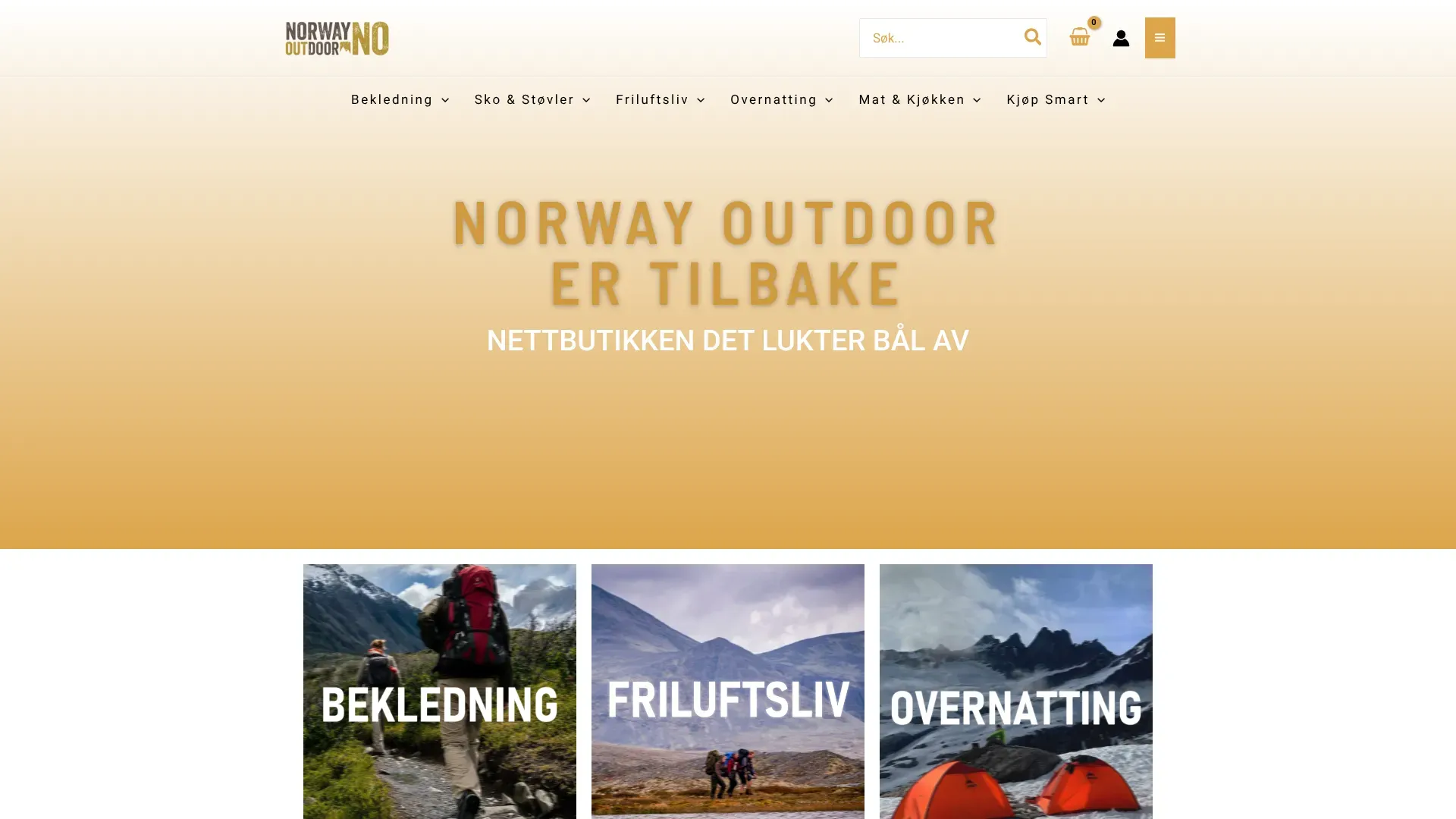 Skjermbilde fra Norway Outdoor