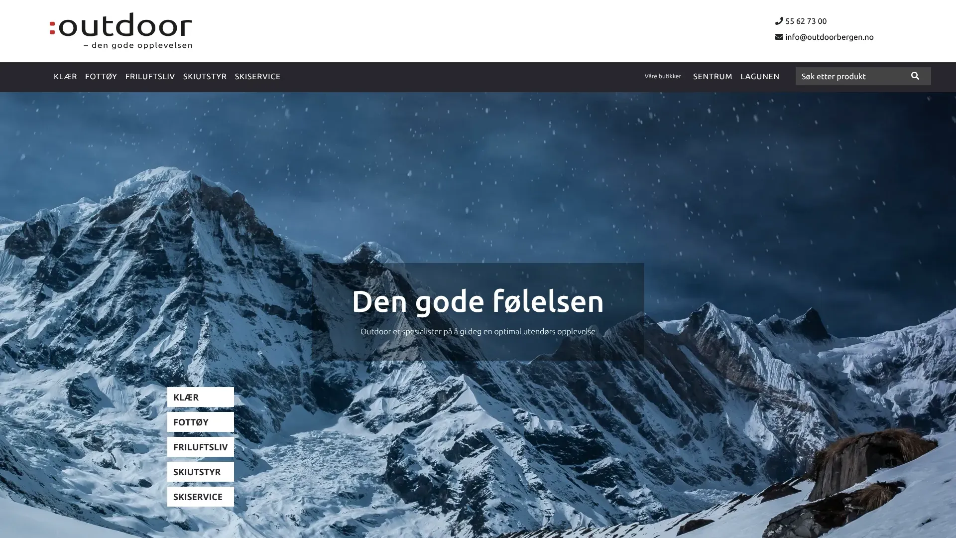 Skjermbilde fra Outdoor Bergen