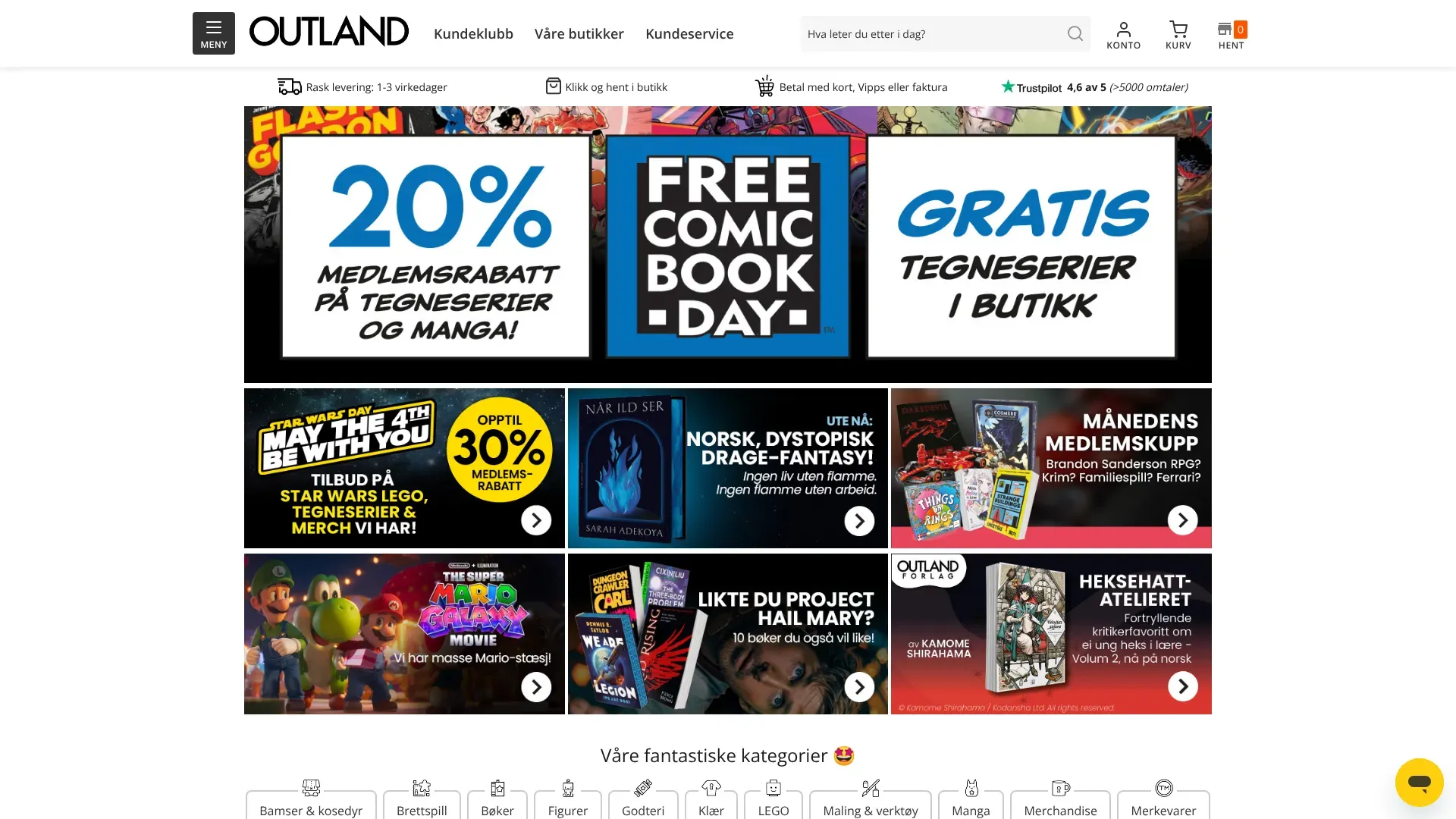 Skjermbilde fra Outland