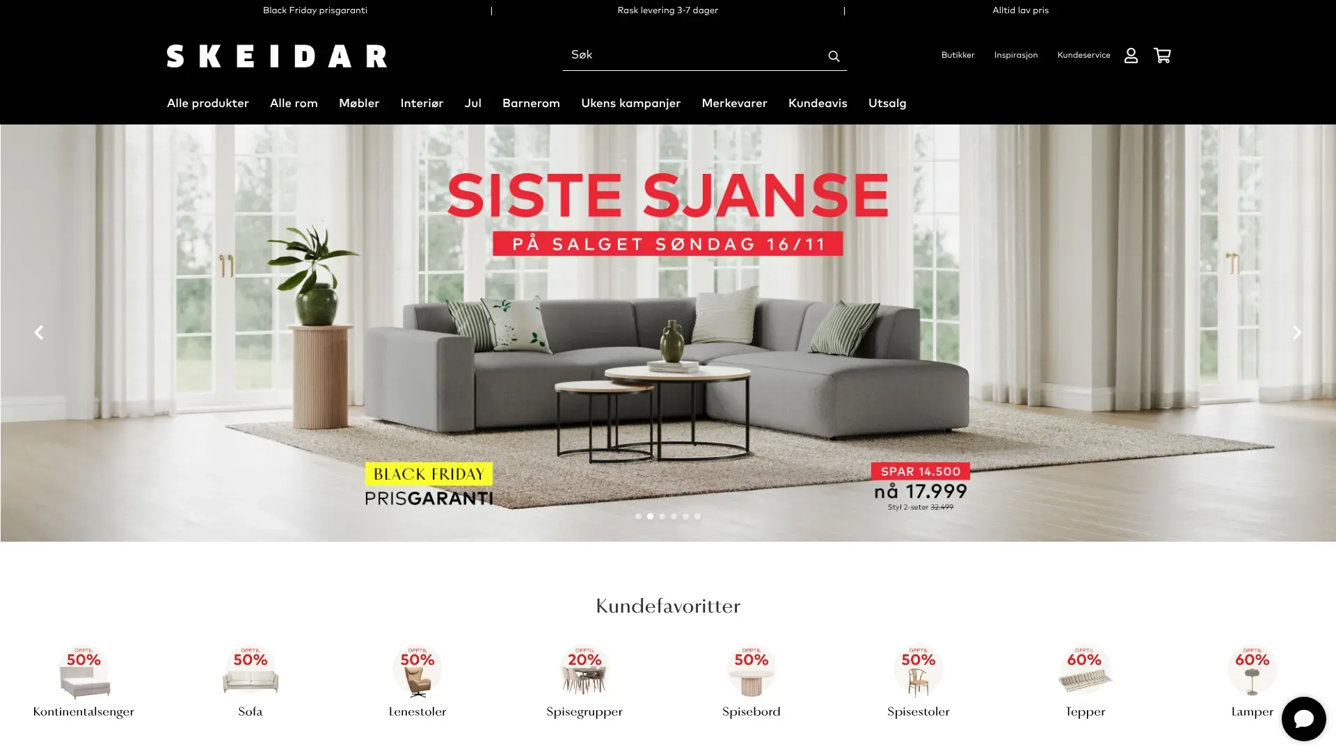 Skjermbilde fra Skeidar