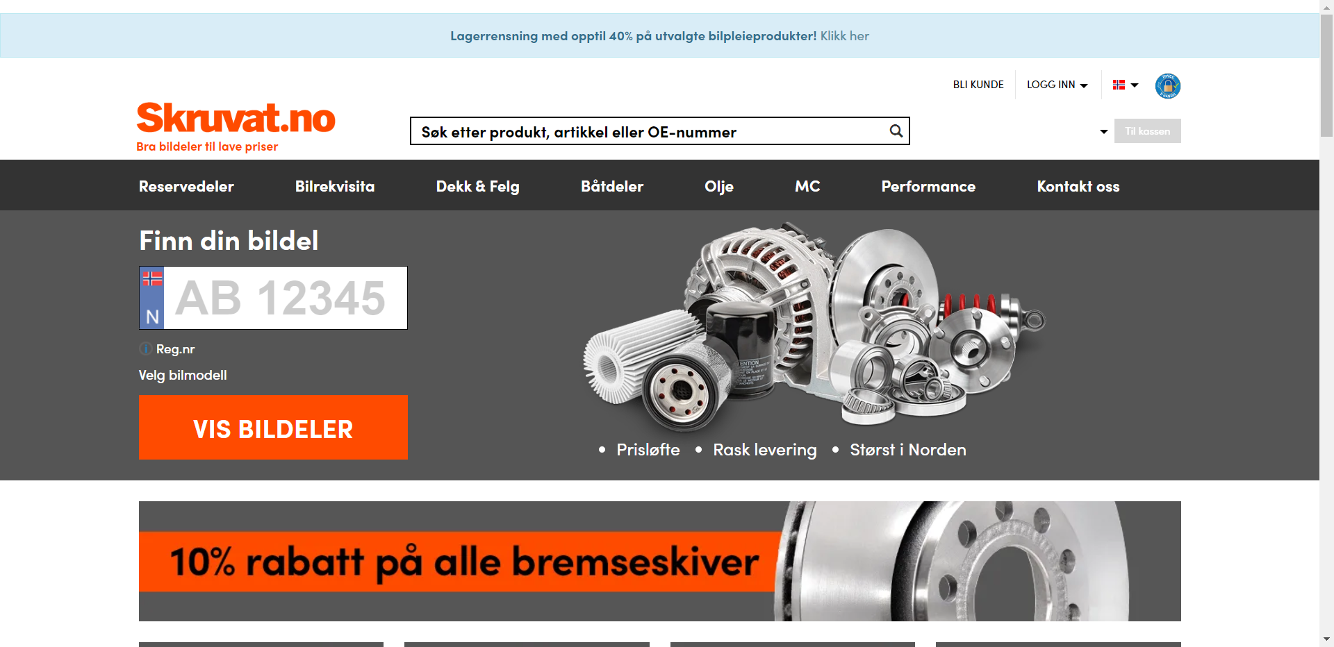 Skjermbilde fra Skruvat