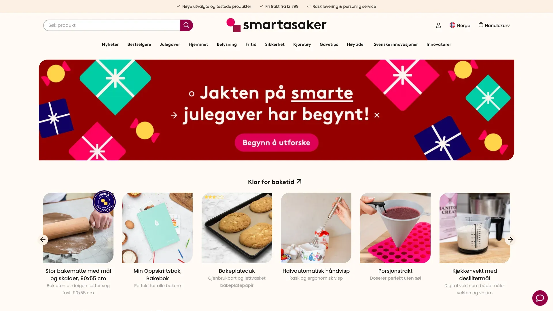 Skjermbilde fra Smartasaker