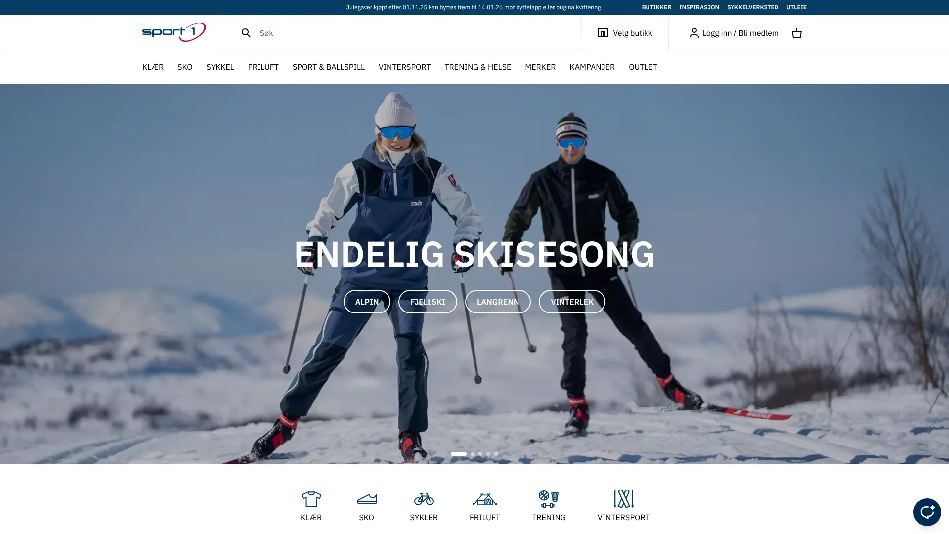 Skjermbilde fra Sport1
