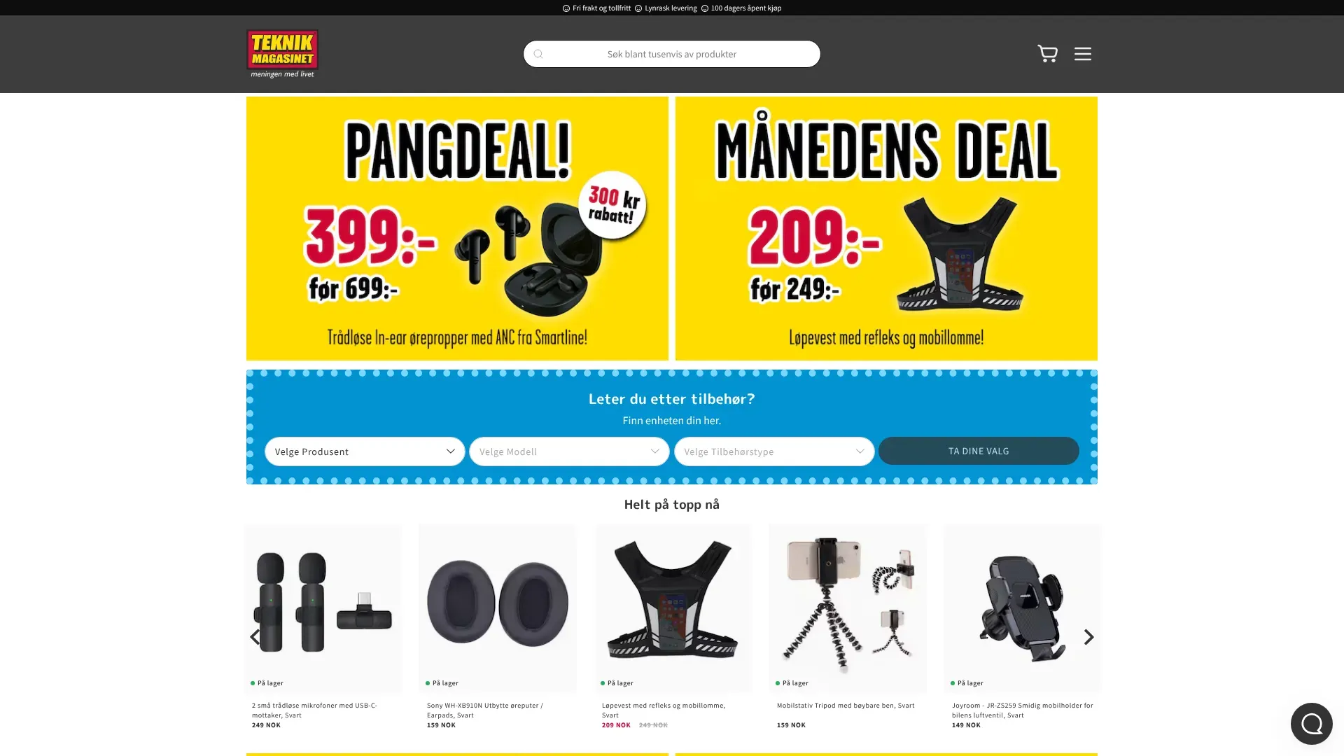 Skjermbilde fra Teknikmagasinet